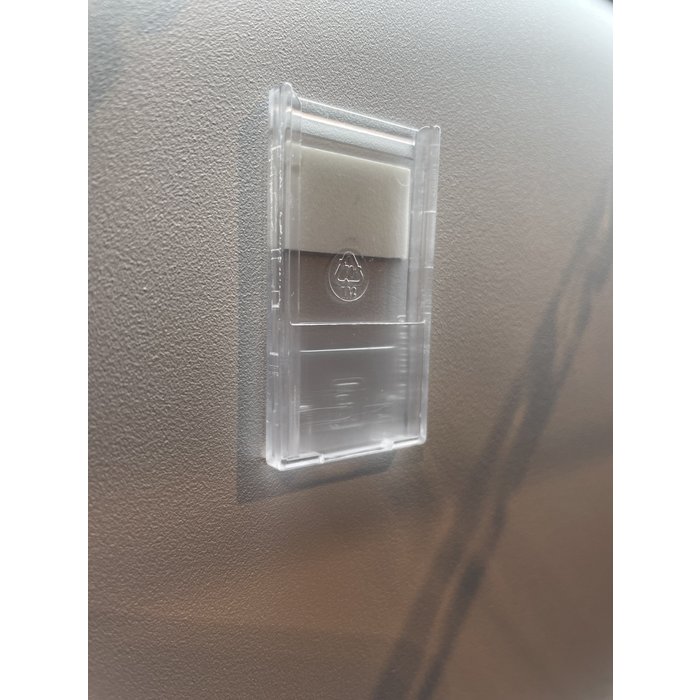 Mini card holder transparent with tape (125 pcs.)