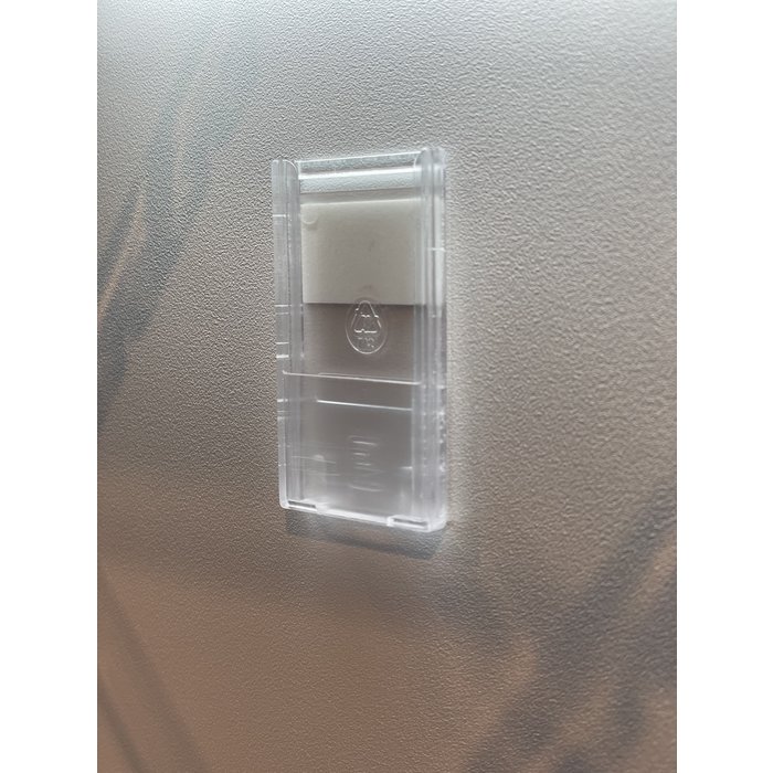 Label holder 25/51 adhesive plastic transparent