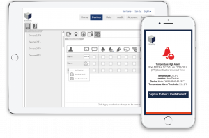 EL-WiFi-VACX Vaccin datalogger met display en alarm
