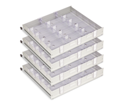 HapoH 4 x AluCool medicine drawer for Liebherr