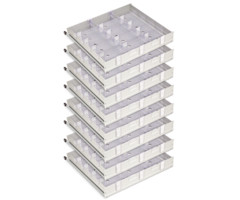 HapoH 8 x AluCool medicijnlade voor Liebherr MediLine