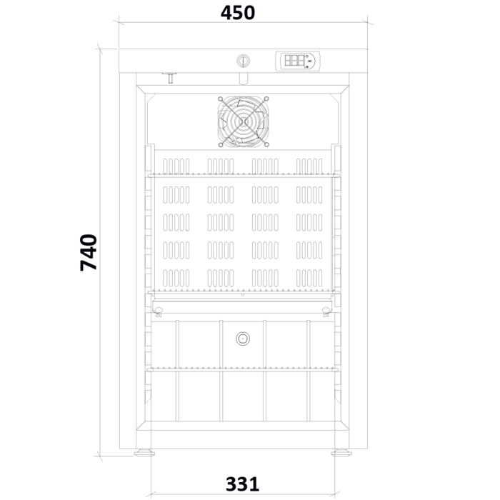 MediFridge MF60L-CD Close door medicine refrigerator with DIN 58345