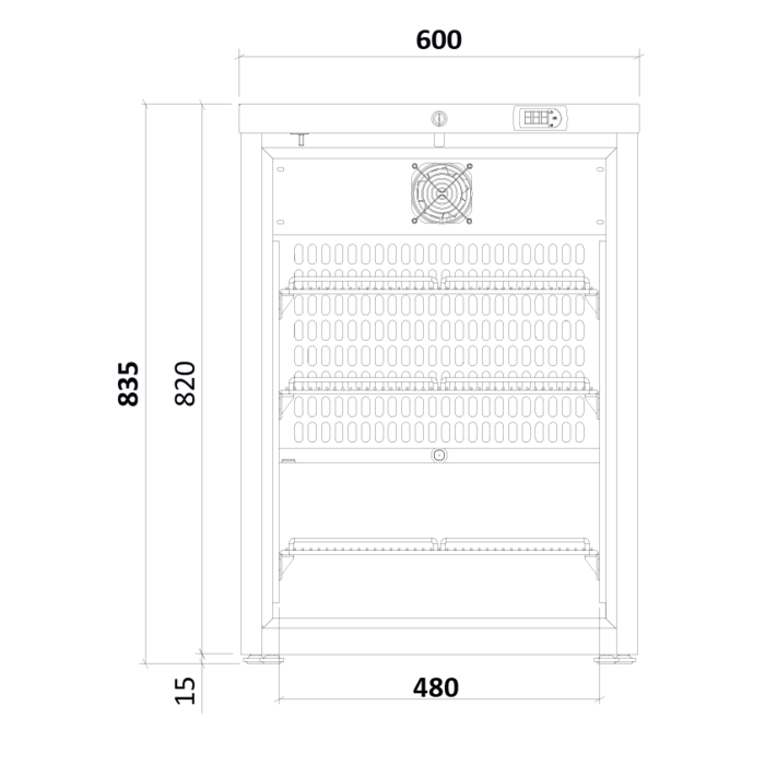 MediFridge MF140L-GD 2.0 met DIN58345