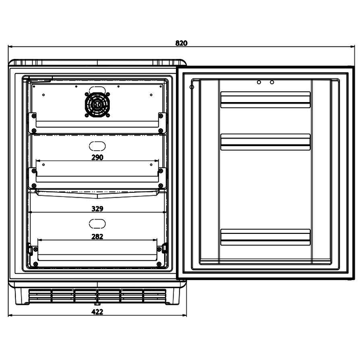 Dometic HC502 Medicijnkoelkast DIN58345