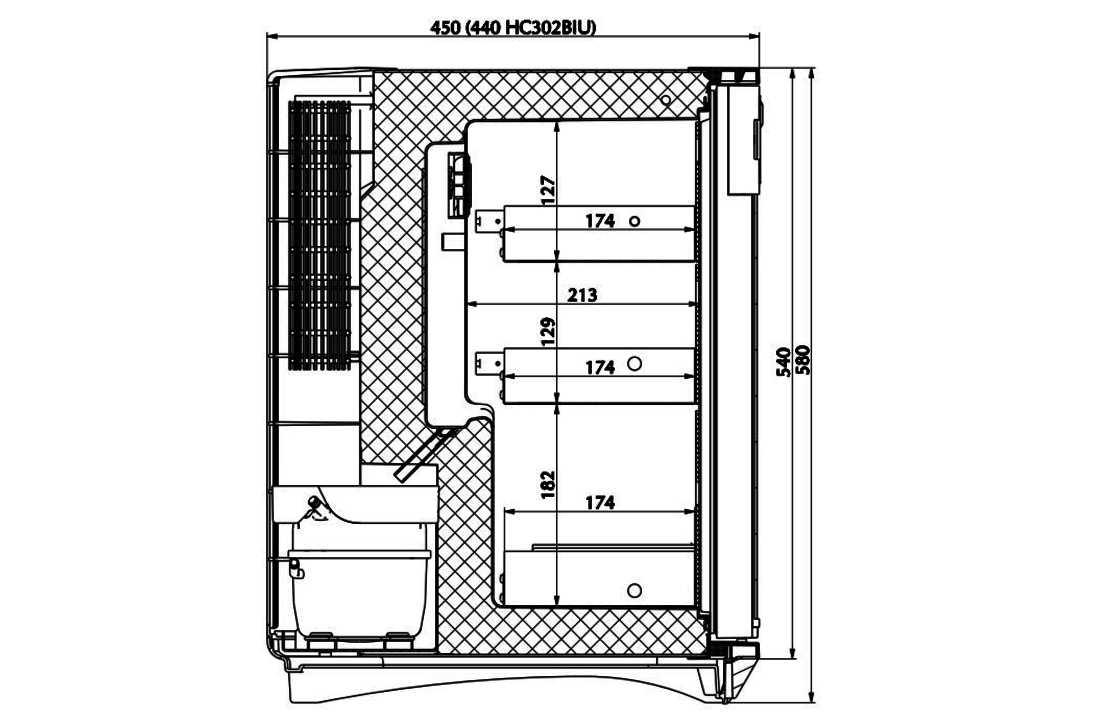 Dometic HC502 Medicijnkoelkast DIN58345