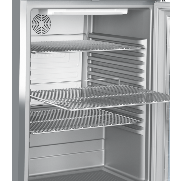 Liebherr FKUv 1663 Premium table model in stainless steel with glass door