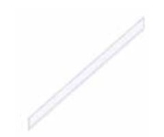 Extra length divider with clips (plexiglass, height 35mm)