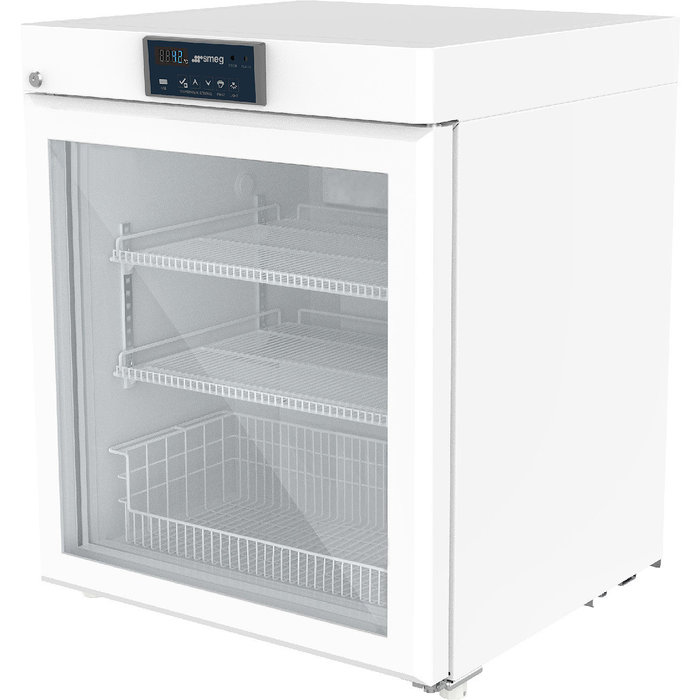 SMEG SMR130G  Tafelmodel medicijnkoelkast met glasdeur