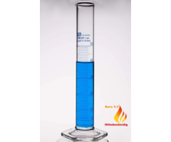 Measuring cylinder Hexagonal base Boro GLASS