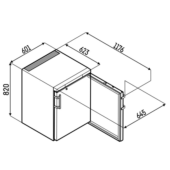Liebherr LKUexv 1610 MediLine Explosion-proof Table Model