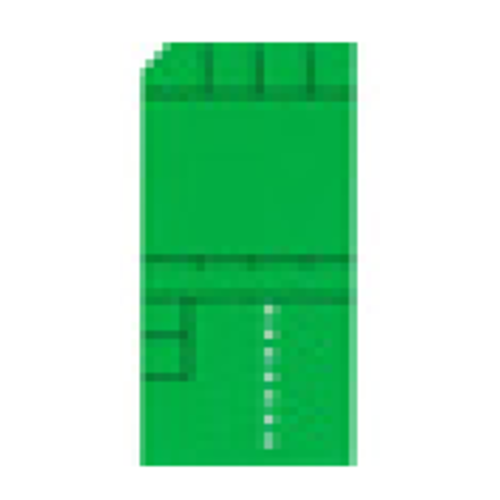 220 x Minikaart 50x25mm groen