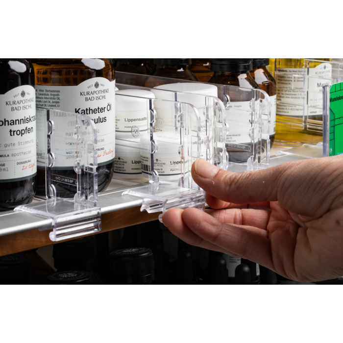 Verdeelschot voor alu. profiel