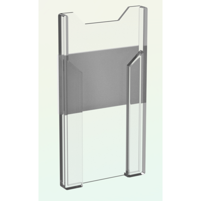 Label holder 25/51 adhesive plastic transparent