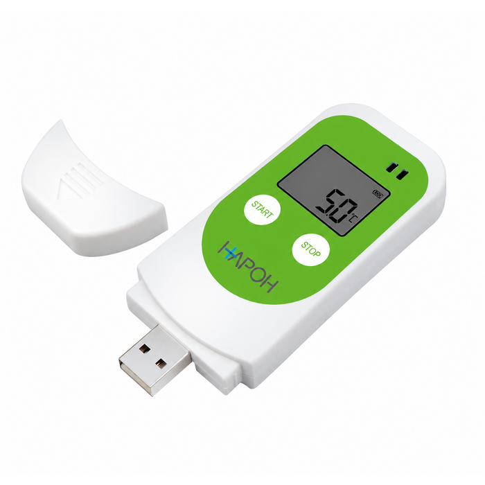 HapoH USB Temperatuur Data Logger met houder