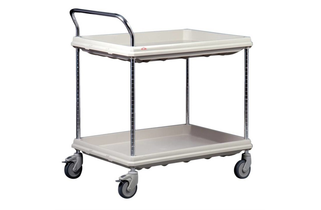 Trolley with 2 plateaus type BC