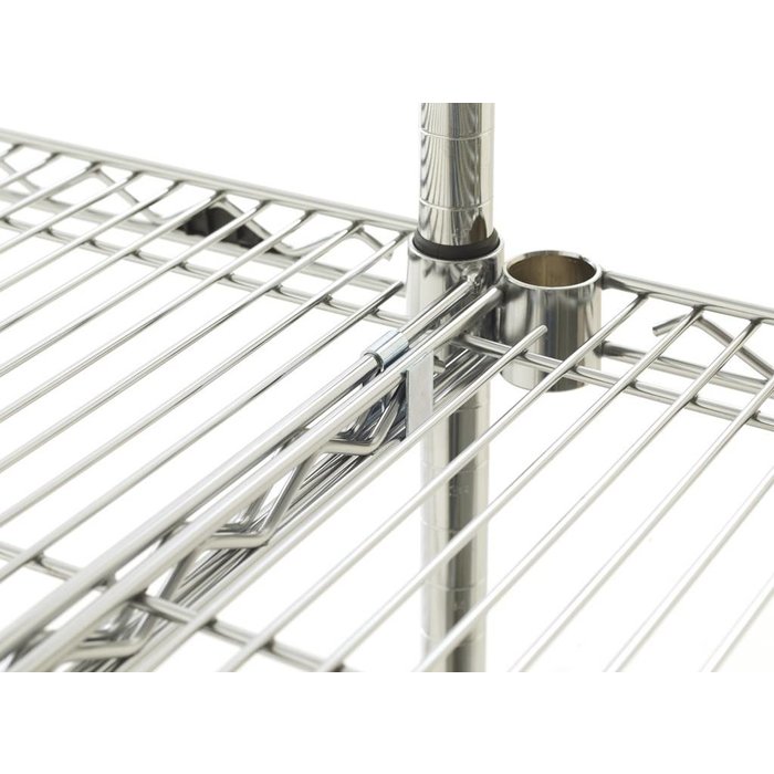 Metro Super Erecta stelling met 4 schappen diepte 455mm