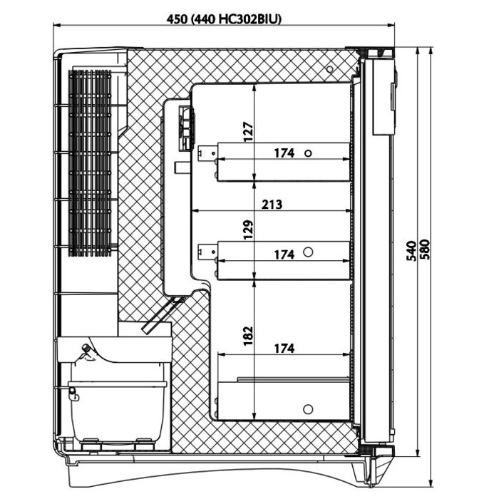 Dometic HC302 Medicine refrigerator DIN58345
