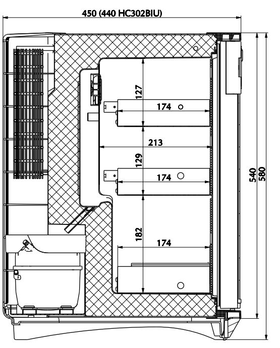 Dometic HC302 Medicine refrigerator DIN58345