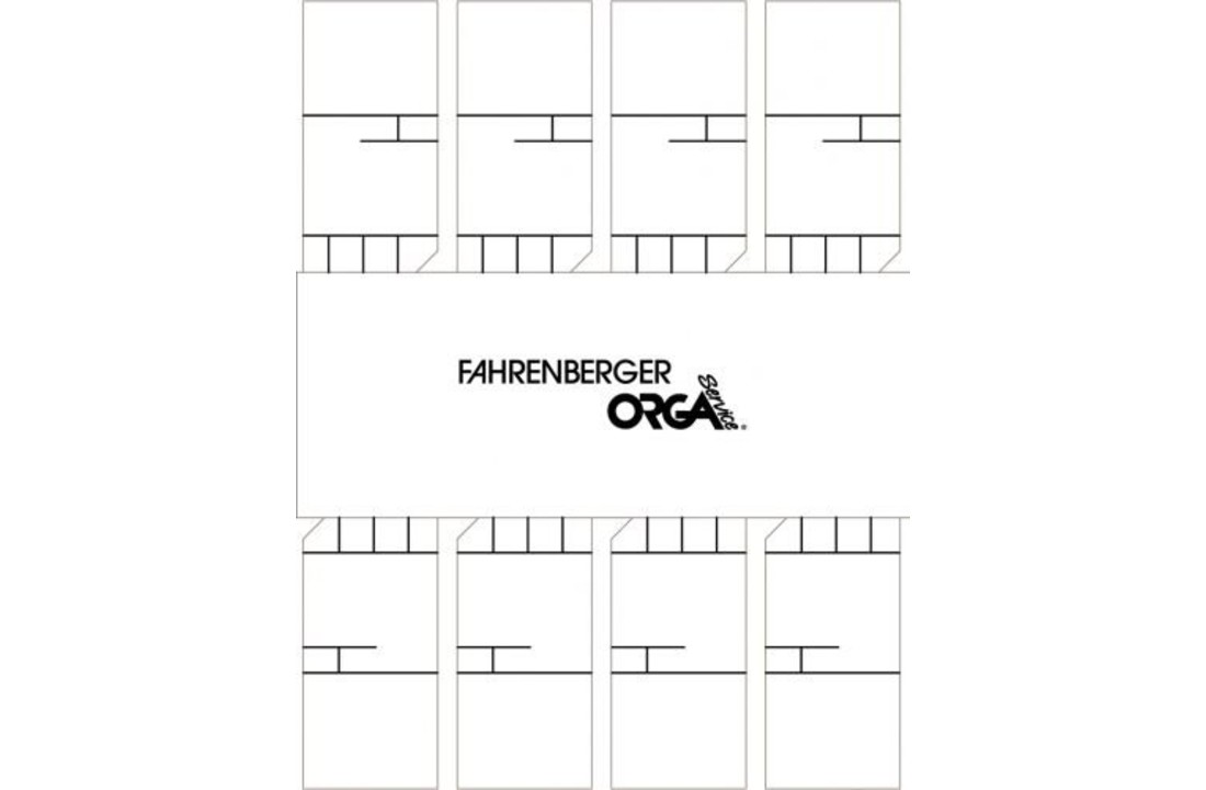 50 x 8 Minikaarten 50x25mm met kader ( wit )
