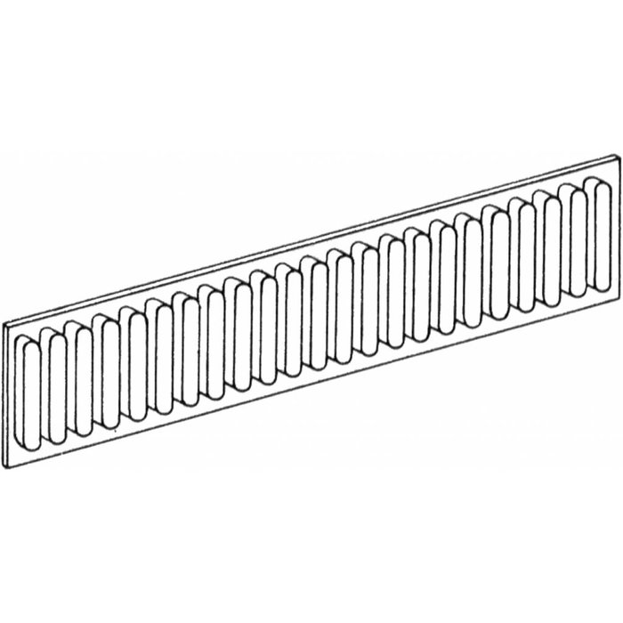 HapoH Lade indeling ribprofiel en aluminium 35mm hoog