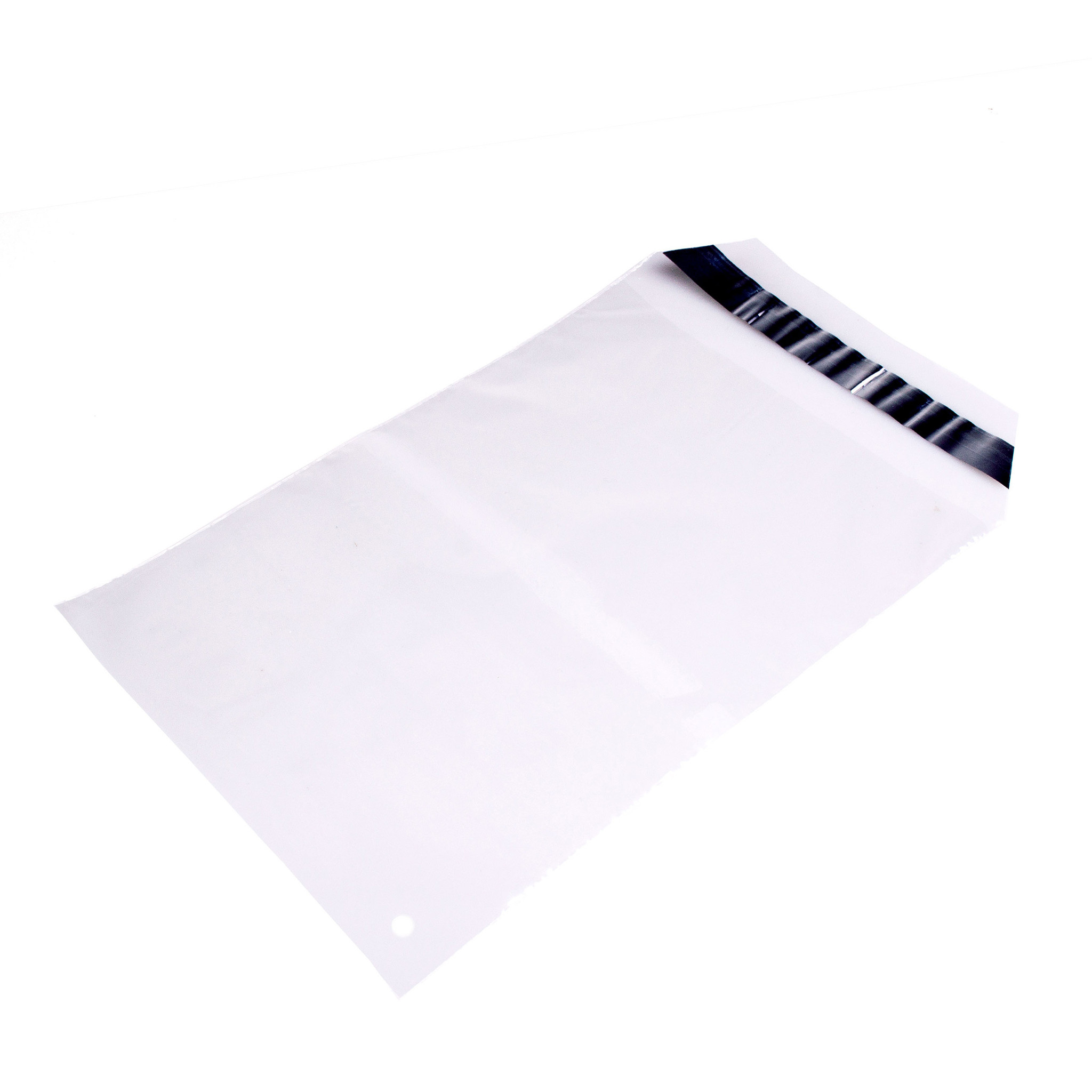 Mailing envelop 235 x 325 + 50 mm uit 70 micron LDPE pakje van 100 stuks