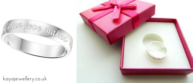 This Christmas re-propose your wife with engraved rings