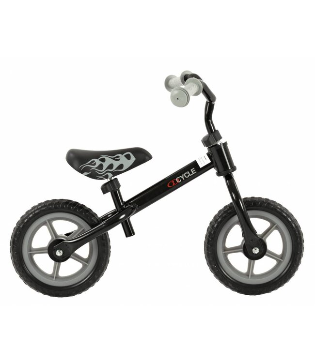 2Cycle Loopfiets - Zwart-Grijs