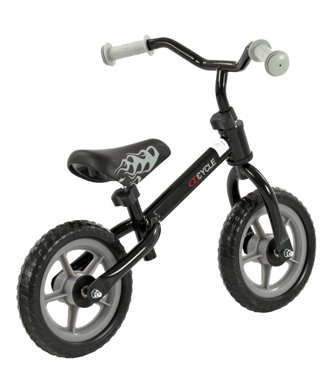 2Cycle Loopfiets - Zwart-Grijs