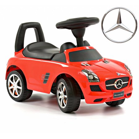 2Cycle Mercedes SLS-AMG - Loopauto - Rood - Loopauto 1 jaar - Loopwagen