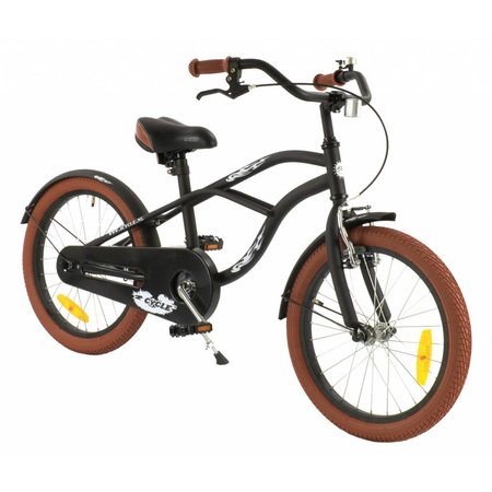 2Cycle 2Cycle Cruiser - Mat-Zwart - Jongensfiets 5 tot 7 jaar