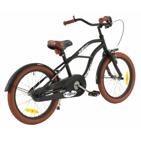 2Cycle 2Cycle Cruiser - Mat-Zwart - Jongensfiets 5 tot 7 jaar