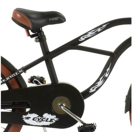 2Cycle 2Cycle Cruiser - Mat-Zwart - Jongensfiets 5 tot 7 jaar