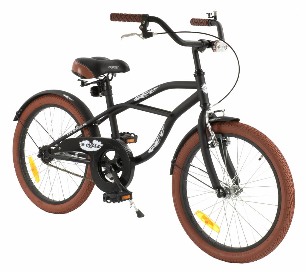 Beide wildernis intelligentie Trendy zwart-bruine 20 inch cruiser direct online kopen | Prijskiller.nl