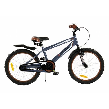 2Cycle 2Cycle Sports - Blauw-Grijs - Jongensfiets 6 tot 8 jaar