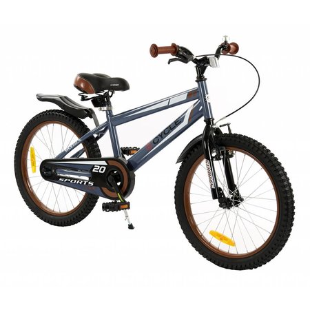 2Cycle 2Cycle Sports - Blauw-Grijs - Jongensfiets 6 tot 8 jaar