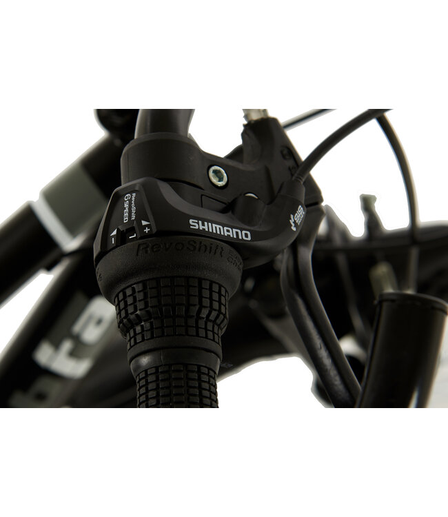 2Cycle MTB kinderfiets 24 inch (8 tot 10 jaar) voor jongens zwart