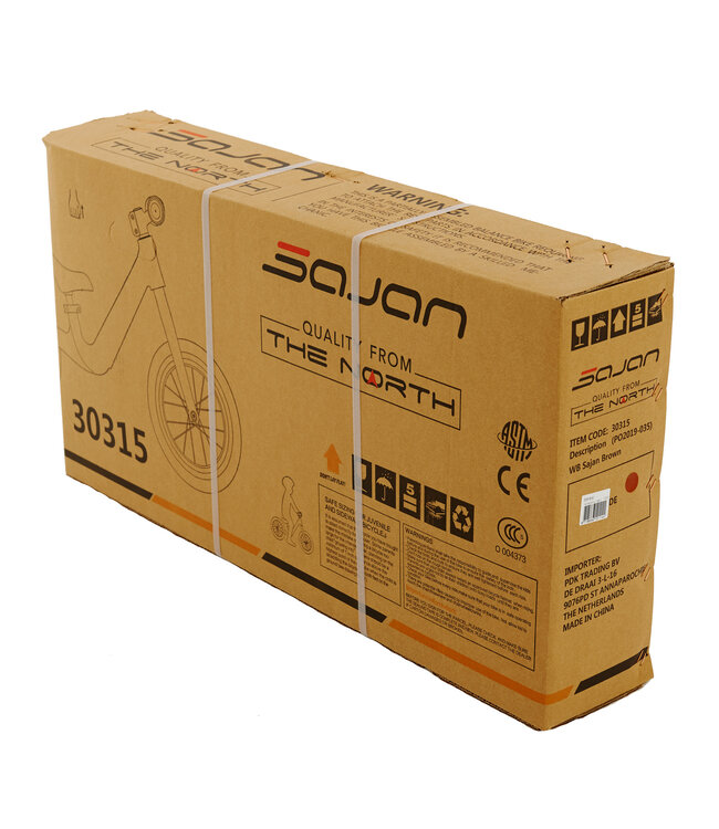Sajan Loopfiets - Magnesium - Zwart-Roze