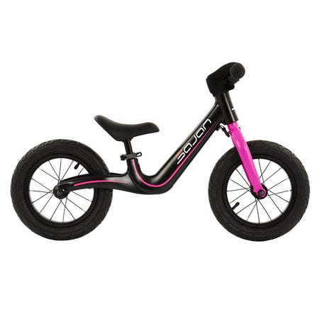 Sajan Sajan Loopfiets - Magnesium - Zwart-Roze