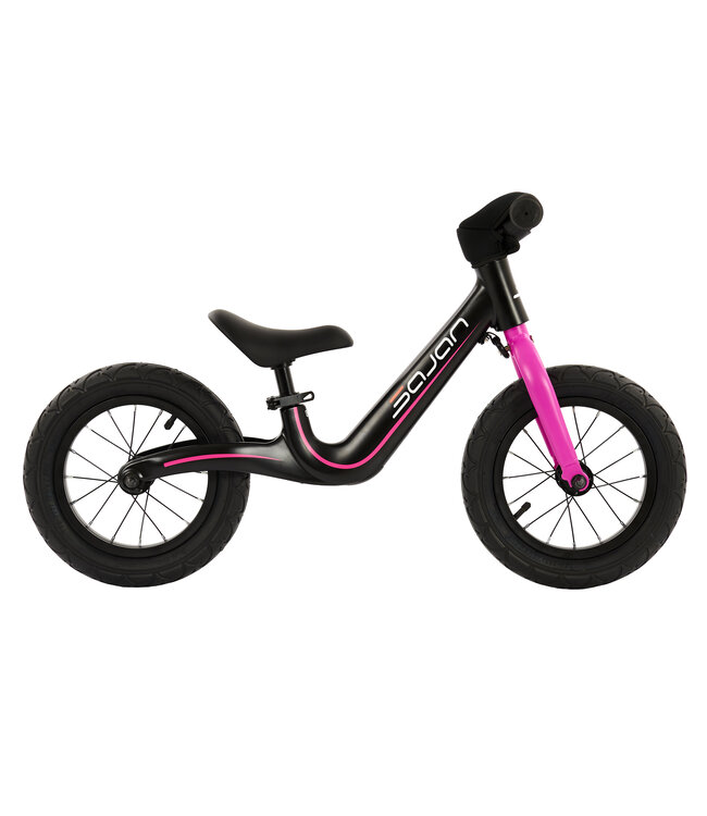 Sajan Loopfiets - Magnesium - Zwart-Roze