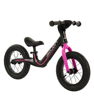Sajan Sajan Loopfiets - Magnesium - Zwart-Roze