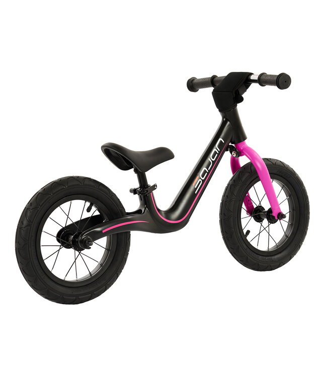 Sajan Loopfiets - Magnesium - Zwart-Roze