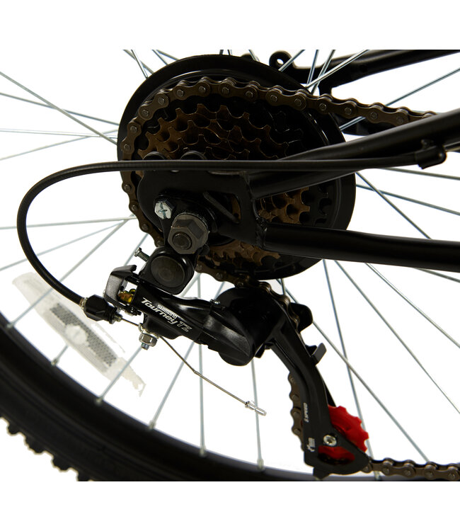 2Cycle Cobra MTB - 24 inch - 18-speed - Mat-Zwart  - 2e kans