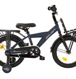 Sajan Sajan - Kinderfiets - 16 inch - Mat-Blauw -Jongensfiets -16 inch fiets