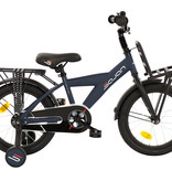 Sajan Sajan - Mat-Blauw - Jongensfiets 4 tot 6 jaar