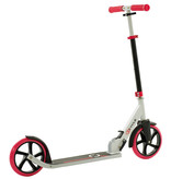 2Cycle 2Cycle Step - Kinderstep - Aluminium -  Grote Wielen - 20cm - Autoped -Roze-Wit