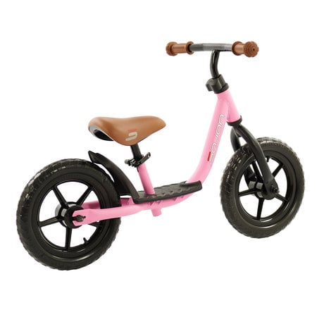 Sajan Sajan Loopfiets - Balance Bike - Jongens en Meisjes - Loopfiets 2 Jaar - Buitenspeelgoed - Mat-Roze