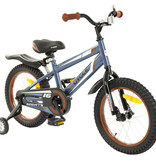 2Cycle 2Cycle Sports - Kinderfiets  - 16 inch - Grijs - Jongensfiets -16 inch fiets