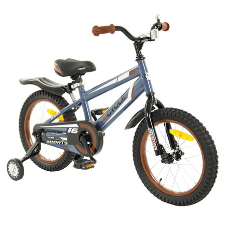 2Cycle 2Cycle Sports - Grijs - Jongensfiets 4 tot 6 jaar