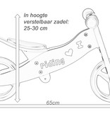 2Cycle 2Cycle 2 in 1 Loopfiets/Driewieler - Hout - Jongens en Meisjes - 1 Jaar -  Speelgoed - Zwart