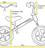 2Cycle 2Cycle Loopfiets - Zwart-Bruin